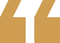 Quotation mark illustration in gold